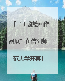 “王璇绘画作品展”在信阳师范大学开幕