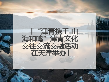 “津青携手 山海和鸣”津青文化交往交流交融活动在天津举办