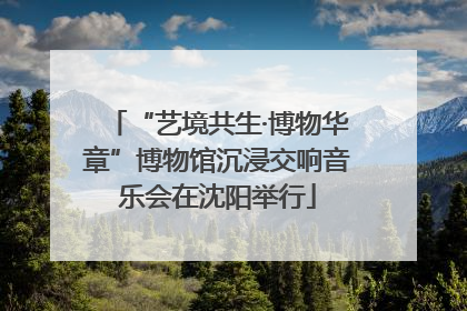 “艺境共生·博物华章”博物馆沉浸交响音乐会在沈阳举行