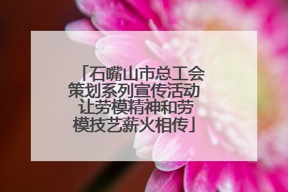 石嘴山市总工会策划系列宣传活动 让劳模精神和劳模技艺薪火相传