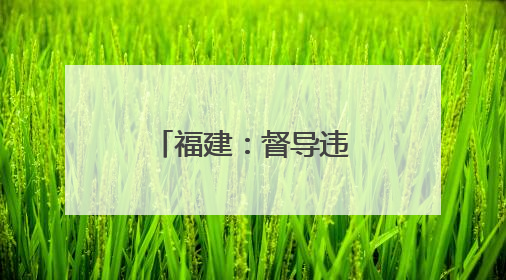 福建：督导违规异地执法和趋利性执法司法专项监督工作