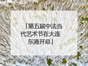 第五届中法当代艺术节在大连东港开幕