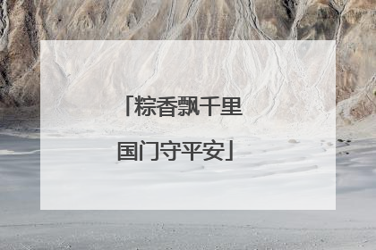 粽香飘千里 国门守平安