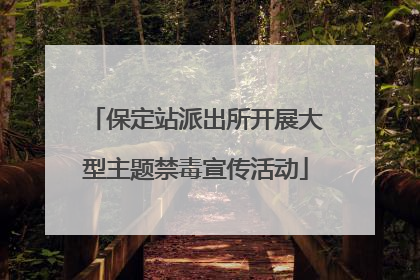 保定站派出所开展大型主题禁毒宣传活动