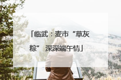 临武：麦市“草灰粽” 深深端午情