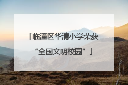 临潼区华清小学荣获“全国文明校园”