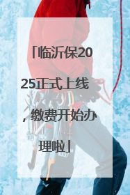 临沂保2025正式上线，缴费开始办理啦
