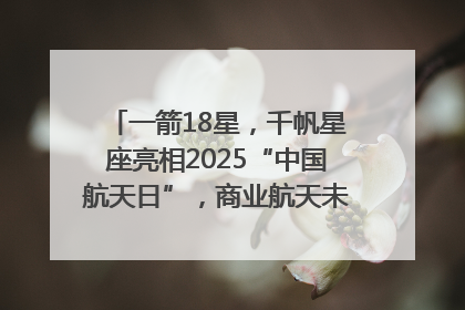 一箭18星，千帆星座亮相2025“中国航天日”，商业航天未来如何改变人类生活？｜海上生明月