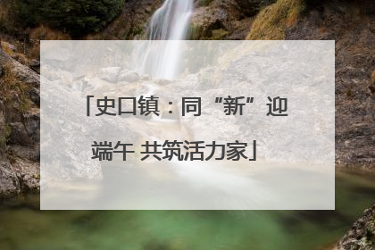 史口镇：同“新”迎端午 共筑活力家