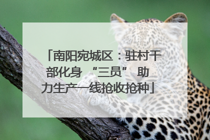 南阳宛城区：驻村干部化身 “三员” 助力生产一线抢收抢种