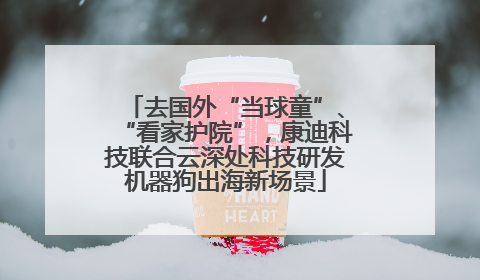 去国外“当球童”、“看家护院”，康迪科技联合云深处科技研发机器狗出海新场景