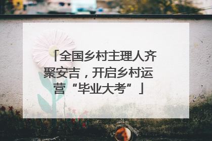 全国乡村主理人齐聚安吉，开启乡村运营“毕业大考”