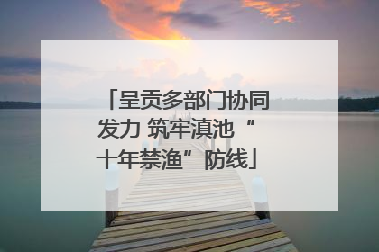 呈贡多部门协同发力 筑牢滇池“十年禁渔”防线