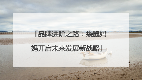 品牌进阶之路：袋鼠妈妈开启未来发展新战略