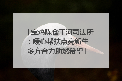 宝鸡陈仓千河司法所：暖心帮扶点亮新生 多方合力助燃希望