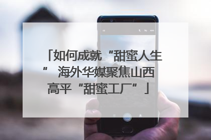 如何成就“甜蜜人生” 海外华媒聚焦山西高平“甜蜜工厂”