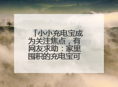 小小充电宝成为关注焦点，有网友求助：家里囤积的充电宝可以如何处理？