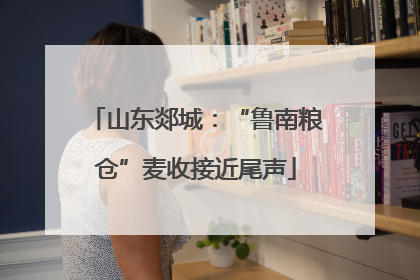 山东郯城：“鲁南粮仓”麦收接近尾声