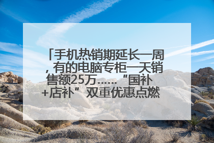 手机热销期延长一周，有的电脑专柜一天销售额25万……“国补+店补”双重优惠点燃德州“考后经济”