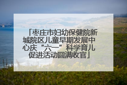 枣庄市妇幼保健院新城院区儿童早期发展中心庆“六一”科学育儿促进活动圆满收官