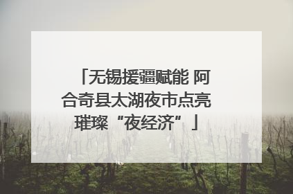 无锡援疆赋能 阿合奇县太湖夜市点亮璀璨“夜经济”
