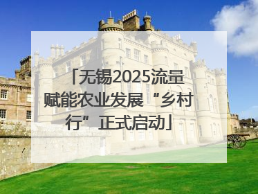 无锡2025流量赋能农业发展“乡村行”正式启动