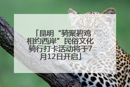 昆明“骑聚碧鸡 相约西岸”民俗文化骑行打卡活动将于7月12日开启