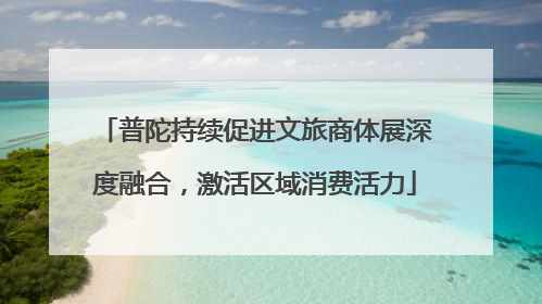 普陀持续促进文旅商体展深度融合，激活区域消费活力