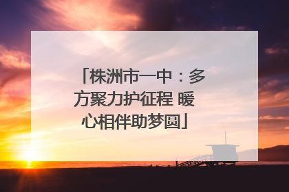 株洲市一中：多方聚力护征程 暖心相伴助梦圆
