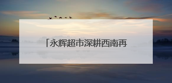 永辉超市深耕西南再落子 “胖改”加速全国门店数量达112家丨新经济观察