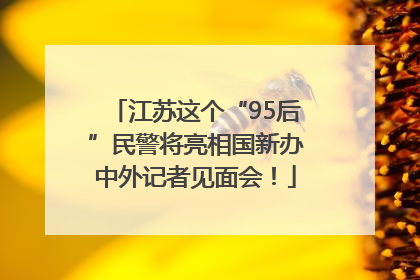 江苏这个“95后”民警将亮相国新办中外记者见面会！