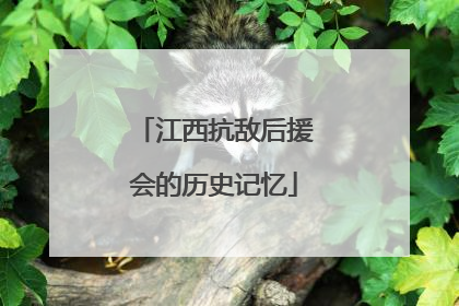 江西抗敌后援会的历史记忆