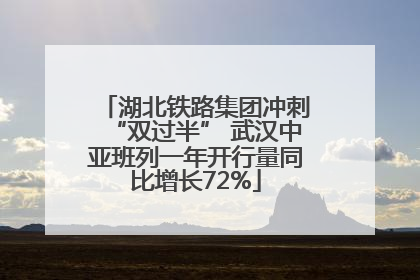湖北铁路集团冲刺“双过半” 武汉中亚班列一年开行量同比增长72%