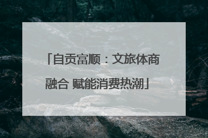 自贡富顺：文旅体商融合 赋能消费热潮