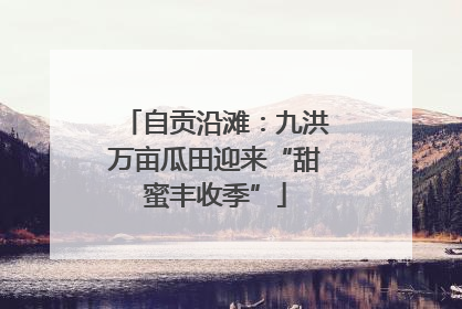 自贡沿滩：九洪万亩瓜田迎来“甜蜜丰收季”