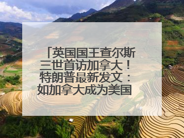英国国王查尔斯三世首访加拿大！特朗普最新发文：如加拿大成为美国第51州可免费用“金穹”