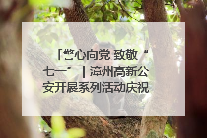 警心向党 致敬“七一”｜漳州高新公安开展系列活动庆祝建党104周年
