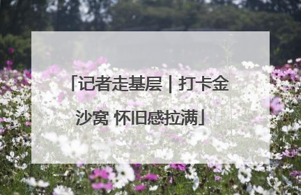 记者走基层｜打卡金沙窝 怀旧感拉满