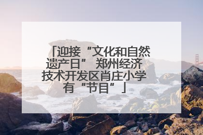 迎接“文化和自然遗产日” 郑州经济技术开发区肖庄小学有“节目”
