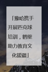 豫哈携手开展匹克球培训，鹤壁助力教育文化援疆