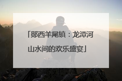 郧西羊尾镇：龙潭河山水间的欢乐盛宴