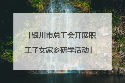 银川市总工会开展职工子女家乡研学活动