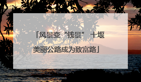 风景变“钱景” 十堰美丽公路成为致富路