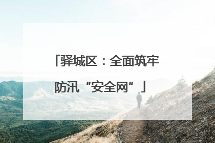 驿城区：全面筑牢防汛“安全网”