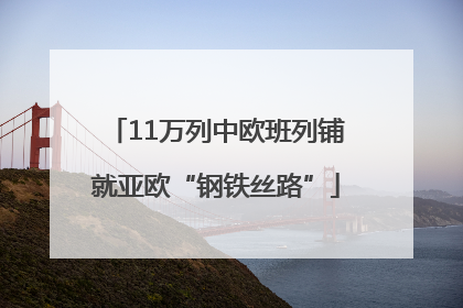 11万列中欧班列铺就亚欧“钢铁丝路”
