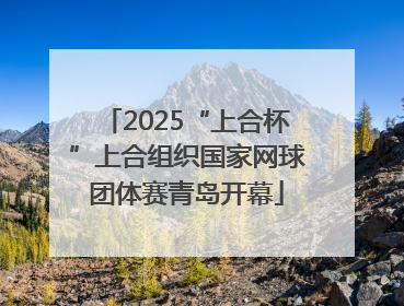 2025“上合杯”上合组织国家网球团体赛青岛开幕