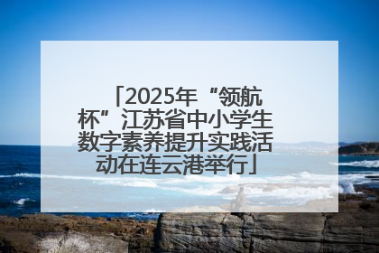 2025年“领航杯”江苏省中小学生数字素养提升实践活动在连云港举行