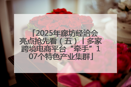 2025年廊坊经洽会亮点抢先看（五）丨多家跨境电商平台“牵手”107个特色产业集群