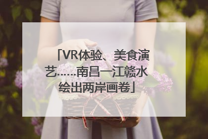 VR体验、美食演艺……南昌一江赣水绘出两岸画卷